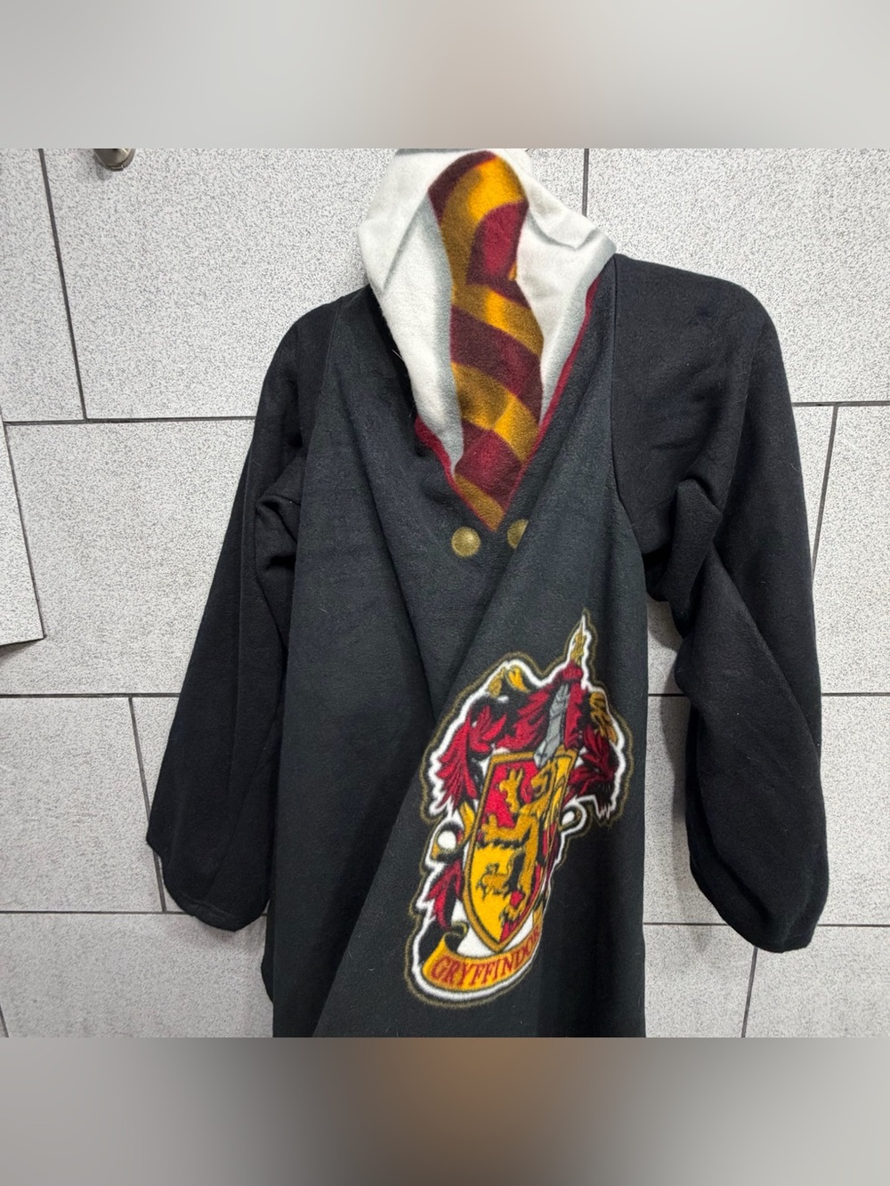 Gryffindor House Snuggie Blanket with Crest and Scarf